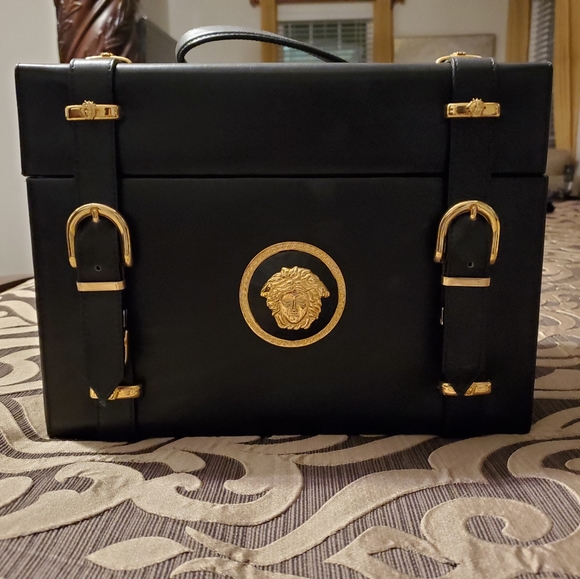 Authentic Rare Vintage Versace Train Case Toiletry - Picture 3 of 14